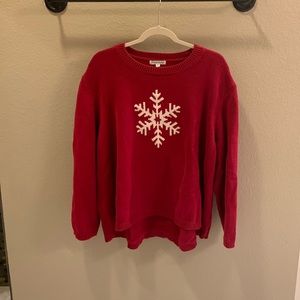 Red Snowflake ❄️ Sweater